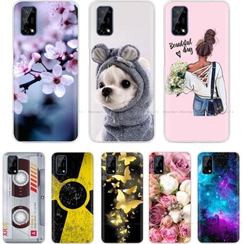 For Realme V5 Case Bumper Silicone Painted Shell Shockproof TPU Back Cover For Oppo Realme V5 Coque For RealmeV5 5G 6.5 inch