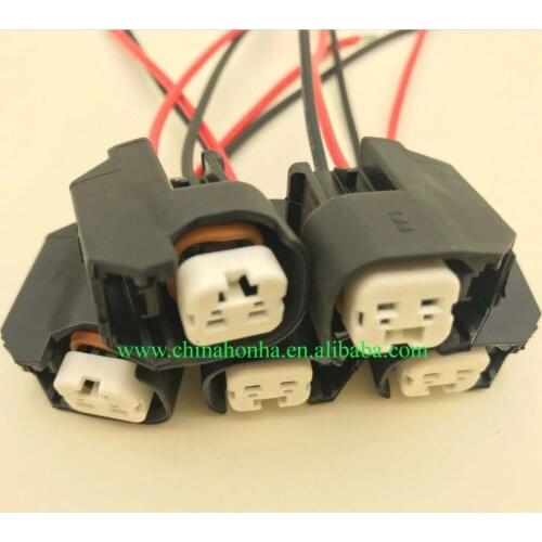 EV6 OBD2 2 Pin LS2 3 ID-1000 Injector Female Connector 15419715 with pigtail