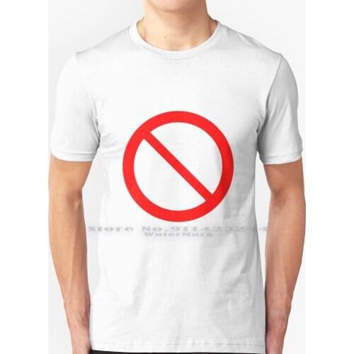 Fnf Boyfriend Prohibition Sign T Shirt 100% Pure Cotton Friday Night Funkin Boyfriend Fnf Creative Trending Vintage Cool Gift