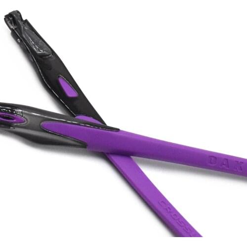 HKUCO Multicolor Logo Rubber Transparent Black Replacement Frame Legs For Crosslink Sweep/Switch Glasses frame