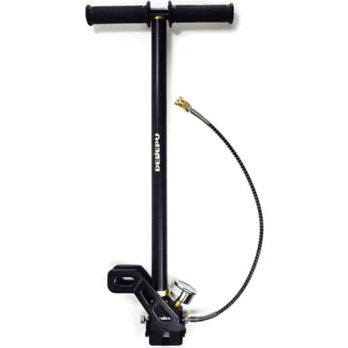 Quality DEDEPU Pcp Pump 4 Four Stages Stage High Pressure Hand Pump Operated Air Pump 30Mpa 4500Psi Hpa Tank Car Bike Air Pump