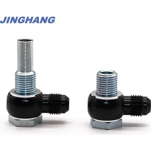 6AN x 1/4NPSM 4L80E Transmission Oil Cooler 90 Degree Banjo Fittings, Free & Fast USPS Shipping From US STOCK