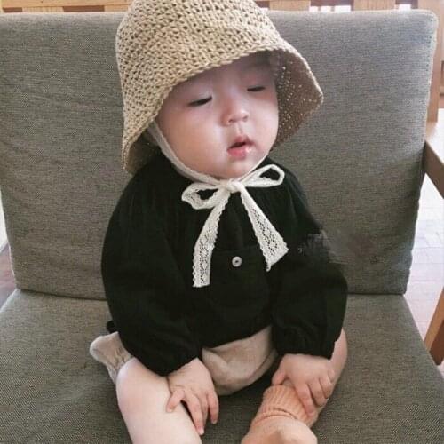 Baby Girl And Baby Boy Panama Hat Summer Cool Breathable Children Baseball Cap Kids Hats Caps Baby Girl Woven Straw Hat