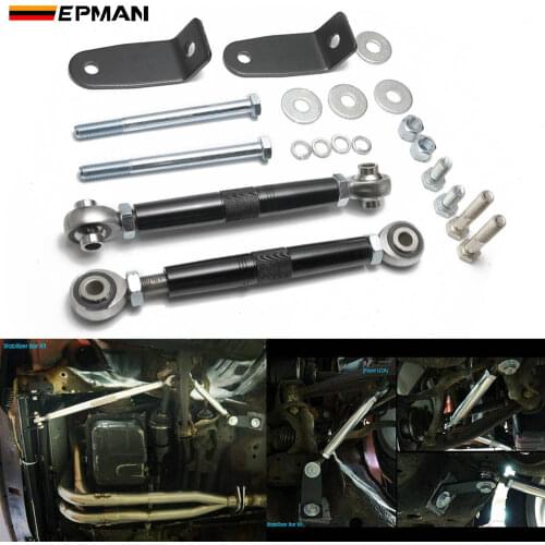 EPMAN Front Stabilizer Bars for Honda Civic EF CRX 88-93 Work With Traction Bars EPFSB8893