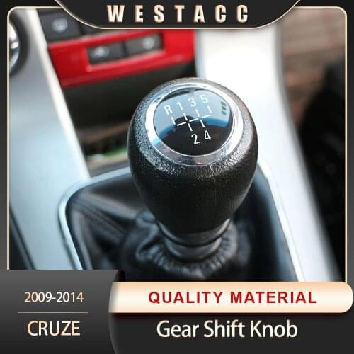 Car 5/6 Spped Manual Gear Shift Knob Fit for Chevrolet Chevy Cruze 2009 - 2014 MT Auto Parts Intrerior Accessories