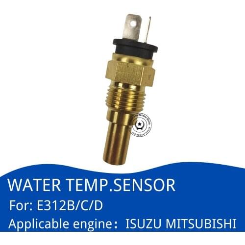 Water Temperature Sensor Alarm for CATERPILLAR Excavator E312B/C/D for ISUZU MITSUBISHI Engines High Quality Spare Parts