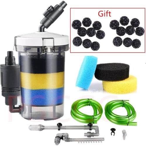 SUNSUN HW602B HW603B Ultra-quiet External Aquarium Filter Bucket Container for aquarium fish tank, filter box + water pump