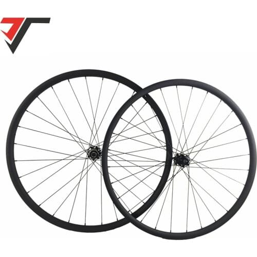 Super light 1350g XC 30mm asymmetric 29er mtb carbon boost wheels mountain bike wheelset straight pull carbon bicycle wheels 28H