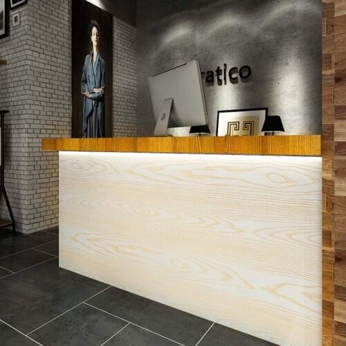 Vinyl Wood Grain Wallpapers Kitchen Cabinet Refurbishment Thicken Contact Paper Waterproof Furniture Film Modern Home Decoration