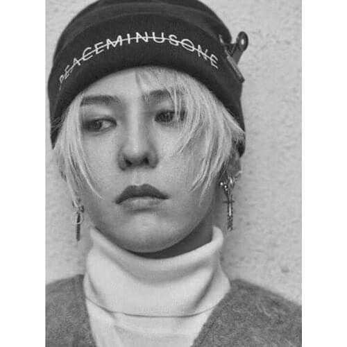 VORON BIGBANG GD gdragon PEACEMINUSONE knitted hat embroidery style fashion hip hop Unisex hat Adult Fashion Beanies Hat Gorros