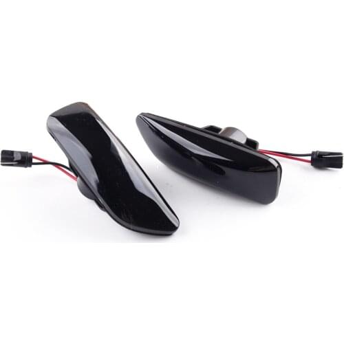 1 Pair Dynamic LED Side Marker Fender Blinker Turn Signal Light Lamp Indicator Fit for Volvo S80 S60 V70 XC70 XC90 MK1 2003-2006