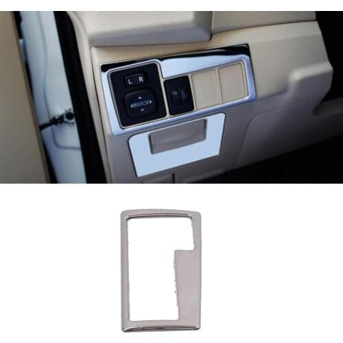 For Toyota Corolla Altis 2014 2015 2016 stick styling cover stainless steel front head fog light switch trim frame lamp 1pcs