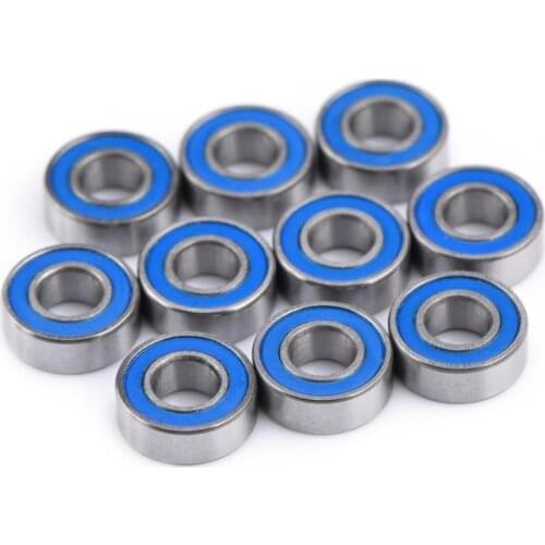 10pcs MR115-2RS Ball Bearing Steel Double-shielded Miniature Ball Bearings 5x11x4mm Wholesale