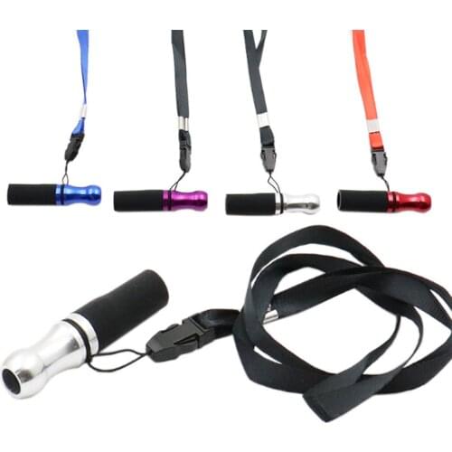 10Pcs Stainless Steel With Hang Rope Hookah Cigarette Holder Mouthpiece Tobacco Pipe Strap Mouth Tips Shisha Chicha Accessories