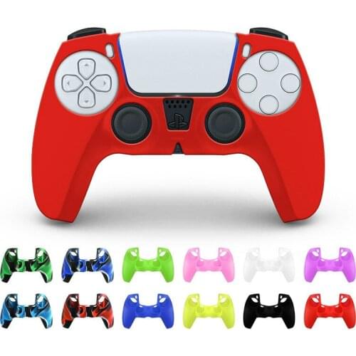 12 Colors Case For PS5 Controller Soft Silicone Rubber Cover For SONY Playstation 5 Controller Protection Case For PS5 Gamepad