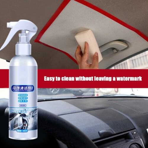 260ml Car Interior Cleaner No-clean Supplies Ceiling Cleaner Strong Cleaning Agent Paint Maintenance Cleaning Maintenance