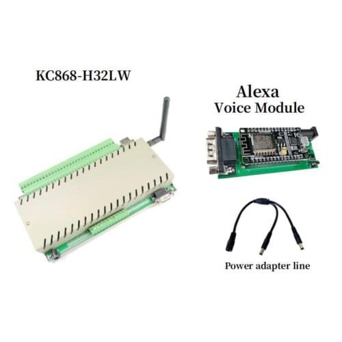 32 Channels Relay Controller Support LAN /WAN 、Wifi 、 Voice Control