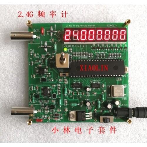 Digital Frequency Meter 2.4G Frequency Meter Frequency Test Frequency Meter DIY Kit 8-bit Digital