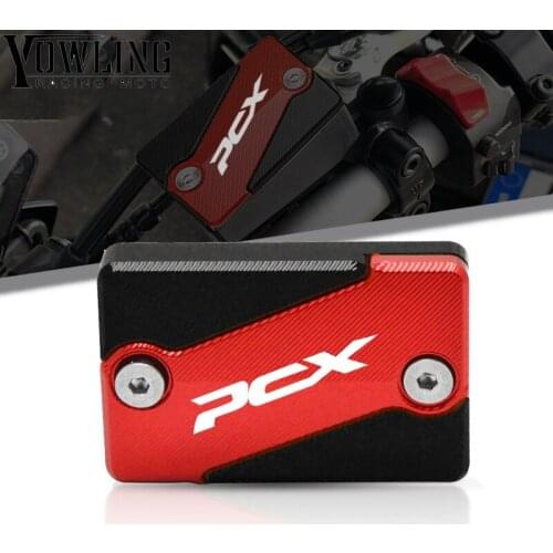 CNC Motorcycle Front Brake Fluid Rerservoir Cover Master Cylinder Cap For Honda PCX PCX 125 150 2015-2019+ 2016 2017 2018 PCX150