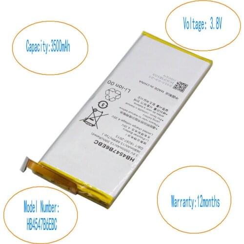 ISkyamS 10pcs/lot 3500mAh HB4547B6EBC Replacement Battery For Huawei Honor 6 Plus PE-TL20 PE-TL10 PE-CL00 PE-UL00