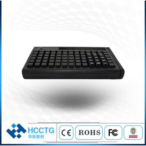 KB78 With 78 switches Good Tactile Feeling Available USB+PS/2 Interface 78 Keys POS Keyboard (KB78M-S)