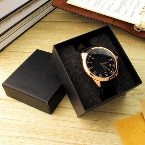 Watch Display Box Jewelry Storage Organizer Case Square Dustproof Watch Boxes Jewelry Bracelet Gift Storage Case with Lid Gift