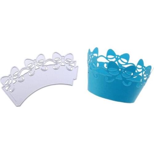 SCD503 Bow Cake Frame Metal Cutting Dies For Scrapbooking Stencils DIY Album Cards Decoration Embossing Folder Die Cuts New