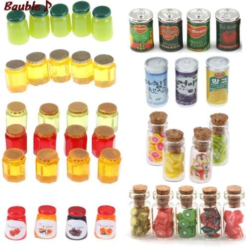 Miniature Accessories Mini Nutella Jam Simulation Furniture Kitchen Food Condiment Toys Doll House Decor For 1/12 Dollhouse