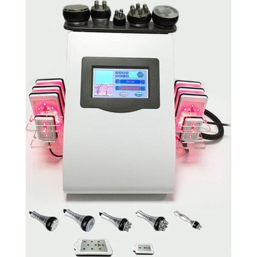 Multifunctional 6 in 1 40K Cavitation Slimming Machine Vacuum Fat Burning Cellulite Removal Body Sculpting Liposuction