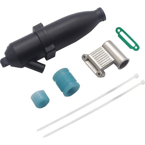 Plastic RC Exhaust Pipe for 1/10 Scale Nitro Engine Model Car HSP 94101 94102 94188 102009(02026) 02031 02172 On-Road