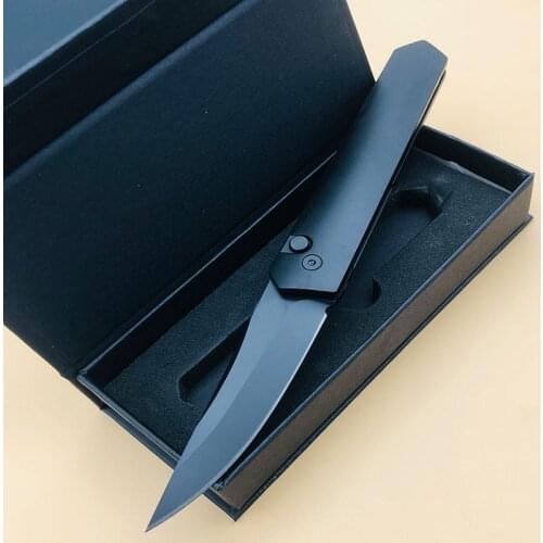 PROTECH BokerOutdoor Folding Knit 154CM Aero Aluminum Handle Hunting Camping Survival Tactics Self-Defense EDC Kitchen Tools