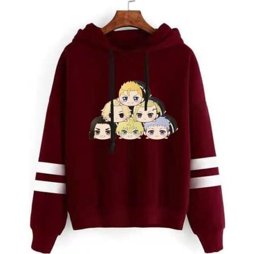 Anime Tokyo Revengers Pullovers Men Women Loose Casual Manjiro Sano Hoodies Unisex