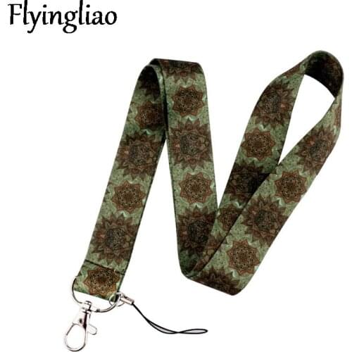 Lion cartoon Lanyard Keys Phone Holder Funny Neck Strap With Keyring ID Card DIY Animal webbings ribbons Hang Rope