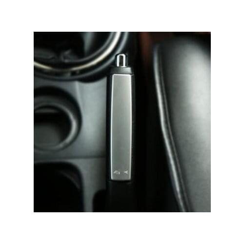 CAR STYLING FOR 2012-2016 MITSUBISHI ASX ACCESSORIES INTERIOR STAINLESS STEEL HAND BRAKE HANDLE STICKER SEQUINS