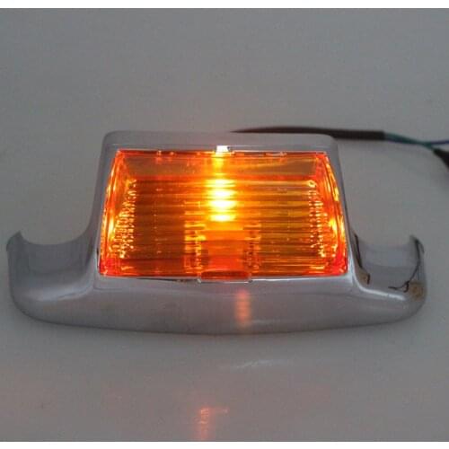 Motorcycle Amber Len LED Rear Fender Tip Light Fits For Harley Ultra Classic Electra Glide FLHTCU Heritage Softail Classic FLSTC