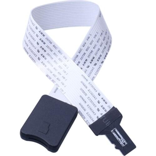 TF/Micro SD to SD Reader Card Extension Cable Adapter TF Male to micro SD Female Flexible Card Extender For Car GPS Phone DC 12V