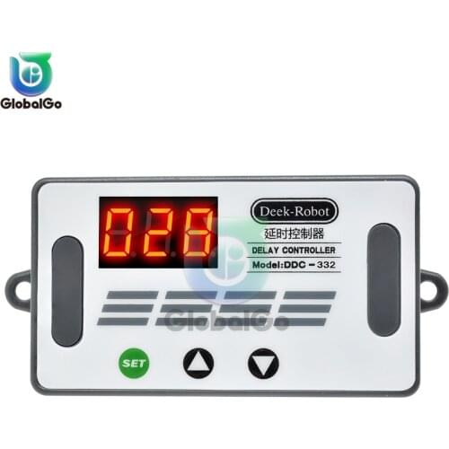 DDC-332 Digital Display Delay Controller with Buzzer DC12V Timer Delay Relay Control Off Switch Module