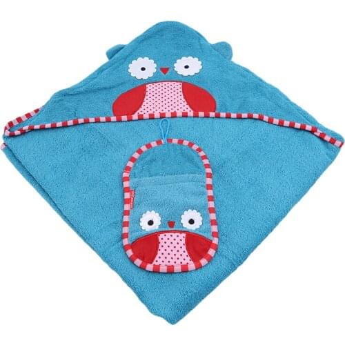 Baby Cartoon Cute Animal Duck Blanket Children 2pcs Baby Cloak Bath Towel Autumn Winter Quilt Blanket