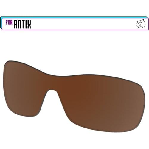 EZReplace Replacement Lenses for - Oakley Antix Sunglasses - Brown