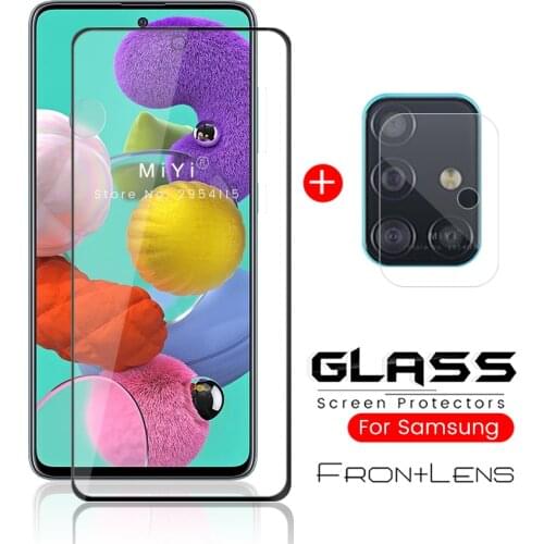 A51 case for samsung galaxy a 51 phone cover protective samsunga51 sam glaxay with camera protector lens glas armored sheet 2in1