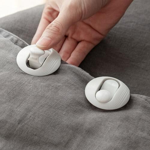 6 Pcs Non-Slip Quilt Duvet Cover Clips Plastic Blanket Fastener Clip Bed Cover Duvet Sheet Fixer Bed Sheet Dekbed Clips