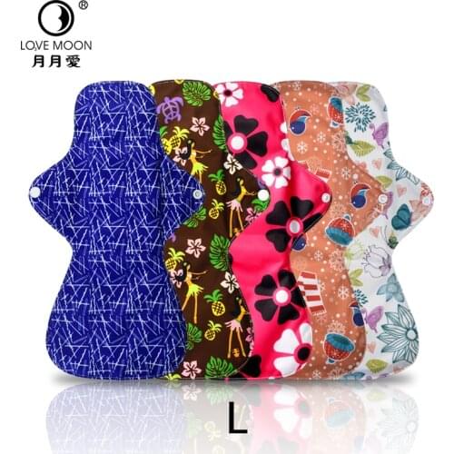 Sanitary Pads Panty Liner Cloth Menstrual Pad Mix Color Bamboo Charcoal Mama Cloth Menstrual Sanitary Reusable Washable