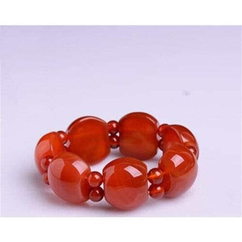 Woman Red Charm Bracelets Fine Jewelry Mens Round Strand Bangle for Men Jadite Bead Bangle Jade Bracelets for Women