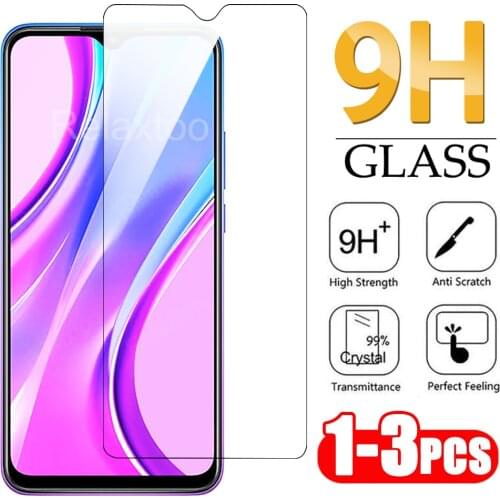 1-3Pcs Tempered Protective Glass the For Xiaomi Redmi 9 Screen Protector For Xiaomi Redmi 9A For Redmi 9C Tempered glass
