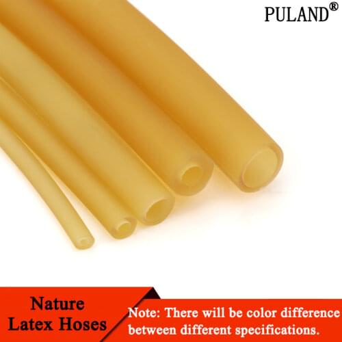 ID 8mm 9mm x 12mm OD Nature Latex Rubber Hose Flexible Pipe High Resilient Elastic Surgical Medical Tube Soft Slingshot Catapult