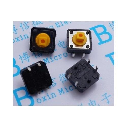 10PCS 12*12*7.3mm Button Tact Switches Micro Switch Buttons B3F-4055