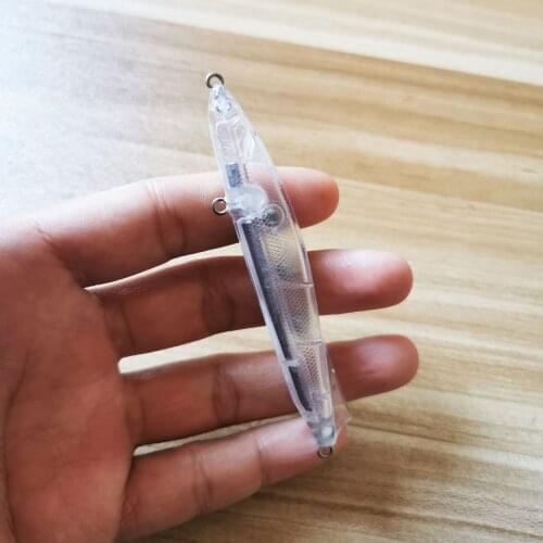 100pcs 15g 9cm DIY Sinking Pencil Lures Blank Nude Baits Crank Pencil Minnow Bait Unpainted Lure Bodies Fishing Bait