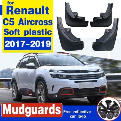 For Citroen C5 Aircross 2017 2018 2019 4PCS Front Rear Car Mudflap Fender Mudguards Mud Flaps Guard Splash Flap Accessories