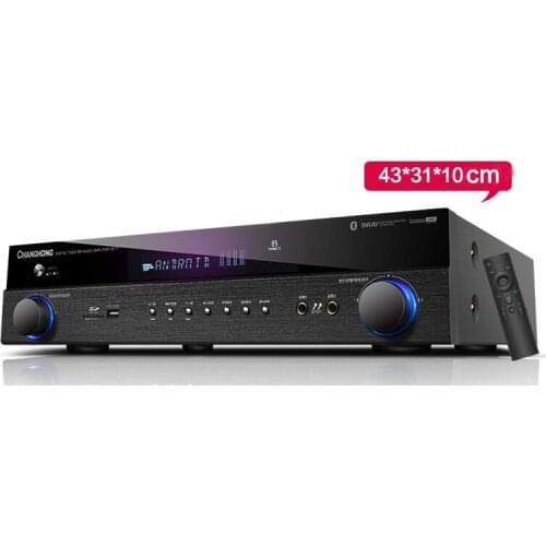 650W high-power amplifier 5.1 digital HIFI fiber coaxial home audio Bluetooth subwoofer amplifier karaoke TV lossless decoding