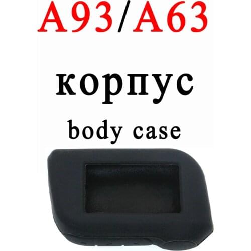 A93 Vertical LCD Remote Control Keychain case for Russian Starline A93 Two Way Car Burglar Alarm System Key chain Fob